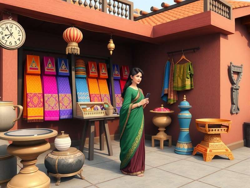 Sari Seller Simulator Game Cover